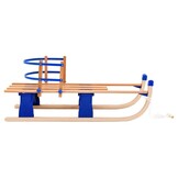 vidaXL Houten Sneeuwslee met Rugleuning, Inklapbaar - 35% Korting