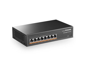 8-Poorts Gigabit PoE Switch 120W - 34% Korting!