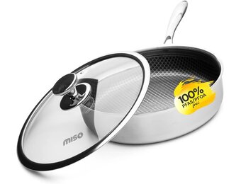 Sautepan 28 cm met Deksel & 29% Korting | Inductie