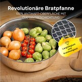 Sautepan 28 cm met Deksel & 29% Korting | Inductie