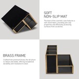 Cosmetica Organizer Zwart Glas & Goud Frame - 33% Korting