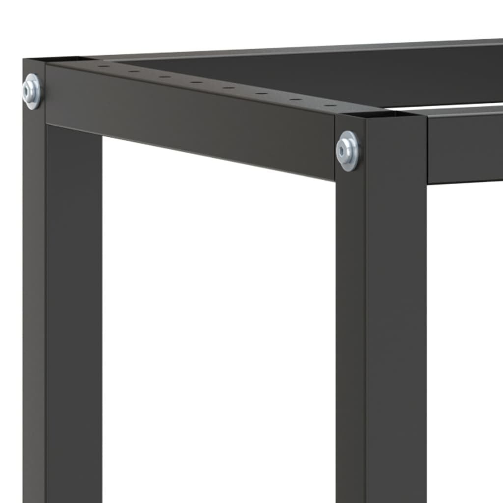 VidaXL Werkbankframe Matzwart/Matrood - 54% Korting!
