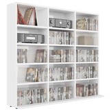 vidaXL Cd-kast Wit - 34% Korting - 102x23x89,5 cm