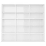 vidaXL Cd-kast Wit - 34% Korting - 102x23x89,5 cm