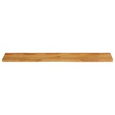 Massief Mangohout Tafelblad met Natuurlijke Rand - 140 cm - Nu 29% Korting!