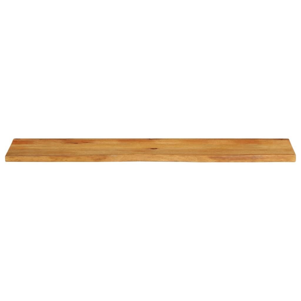 Massief Mangohout Tafelblad met Natuurlijke Rand - 140 cm - Nu 29% Korting!
