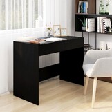 vidaXL Zwart Bewerkt Hout Bureau - 34% Korting