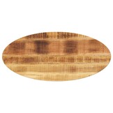 VidaXL Tafelblad Ovaal 120x50 cm Mangohout - 34% Korting