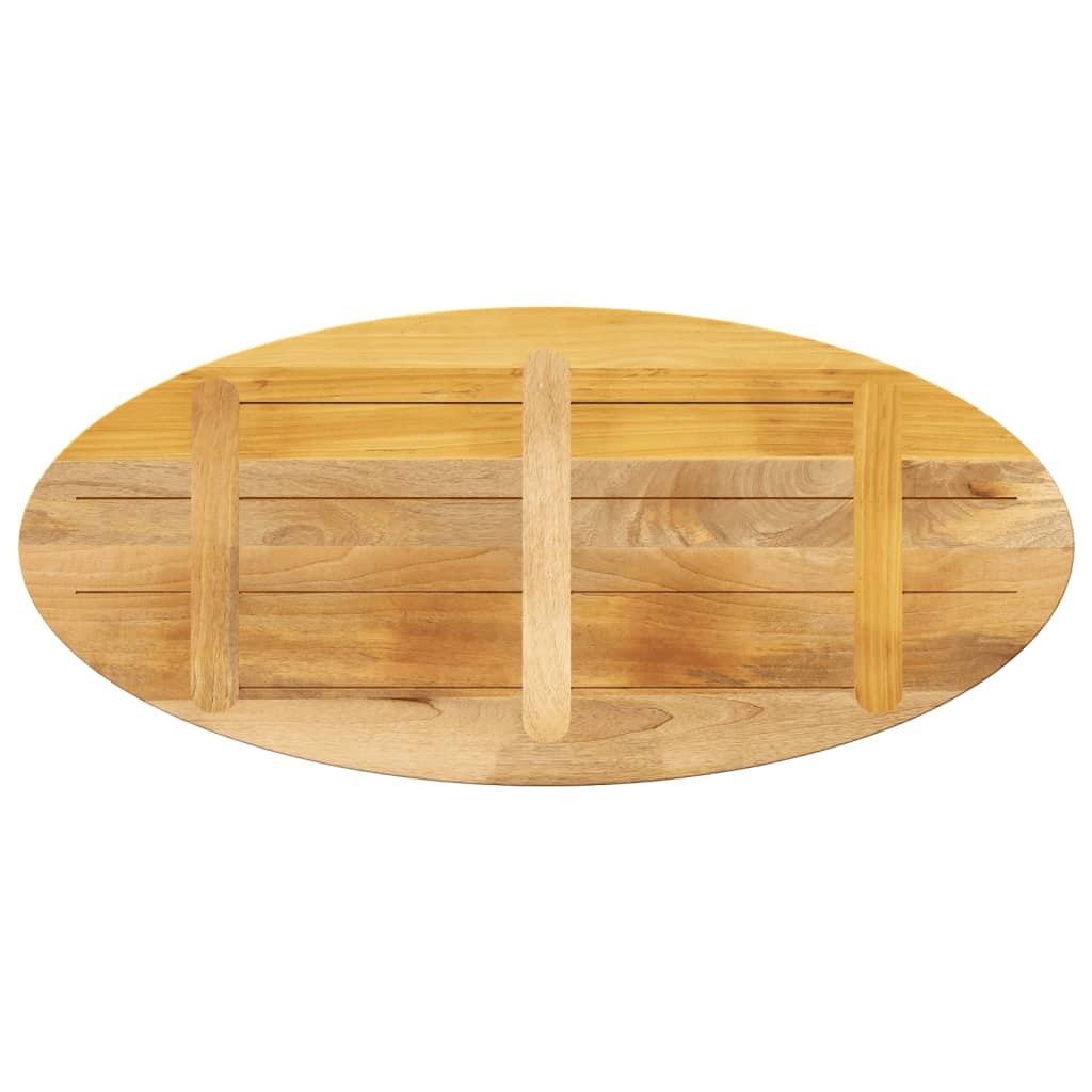 VidaXL Tafelblad Ovaal 120x50 cm Mangohout - 34% Korting