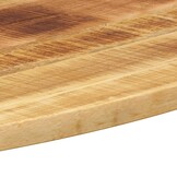 VidaXL Tafelblad Ovaal 120x50 cm Mangohout - 34% Korting