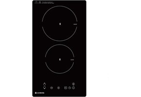 Domino Keramische Kookplaat Inbouw | 2 Zones | 3000W | 52x29cm | 43% Korting