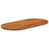 Tafelblad Ovaal Acaciahout 120x60cm - 29% Korting!