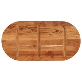 Tafelblad Ovaal Acaciahout 120x60cm - 29% Korting!