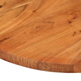 Tafelblad Ovaal Acaciahout 120x60cm - 29% Korting!