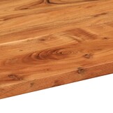Tafelblad Ovaal Acaciahout 120x60cm - 29% Korting!