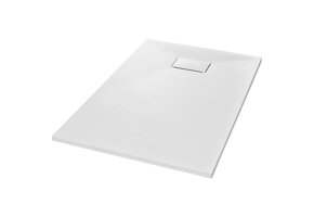 vidaXL Douchebak 120x70 cm Wit - Nu 47% Korting!