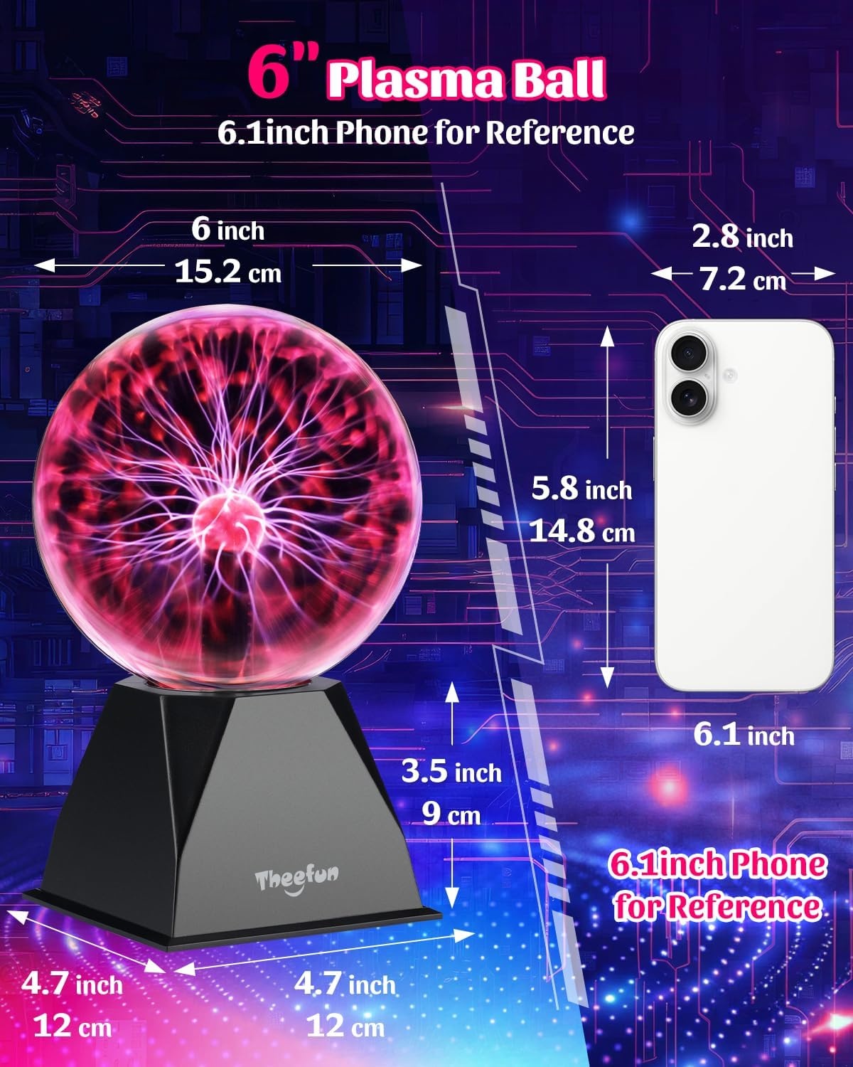 Plasmabal 15cm Glas - 34% Korting!