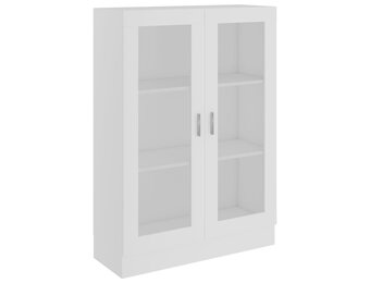 vidaXL Vitrinekast Wit 82,5x30,5x115 cm - 54% Korting!