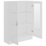 vidaXL Vitrinekast Wit 82,5x30,5x115 cm - 54% Korting!