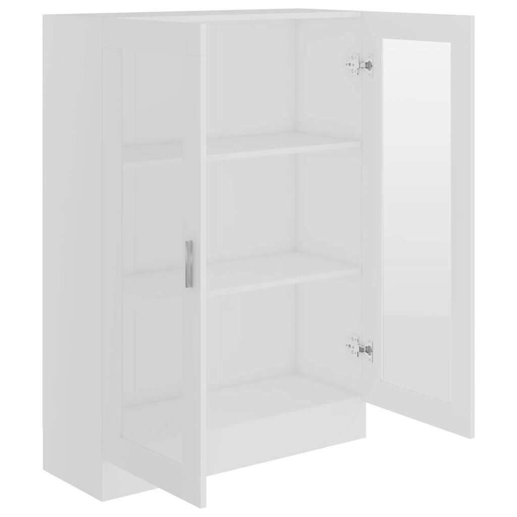 vidaXL Vitrinekast Wit 82,5x30,5x115 cm - 54% Korting!