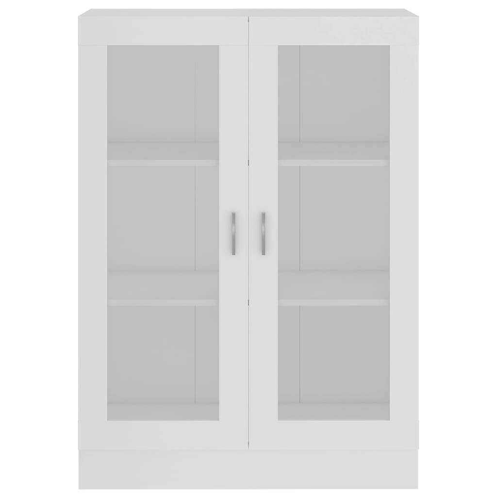 vidaXL Vitrinekast Wit 82,5x30,5x115 cm - 54% Korting!