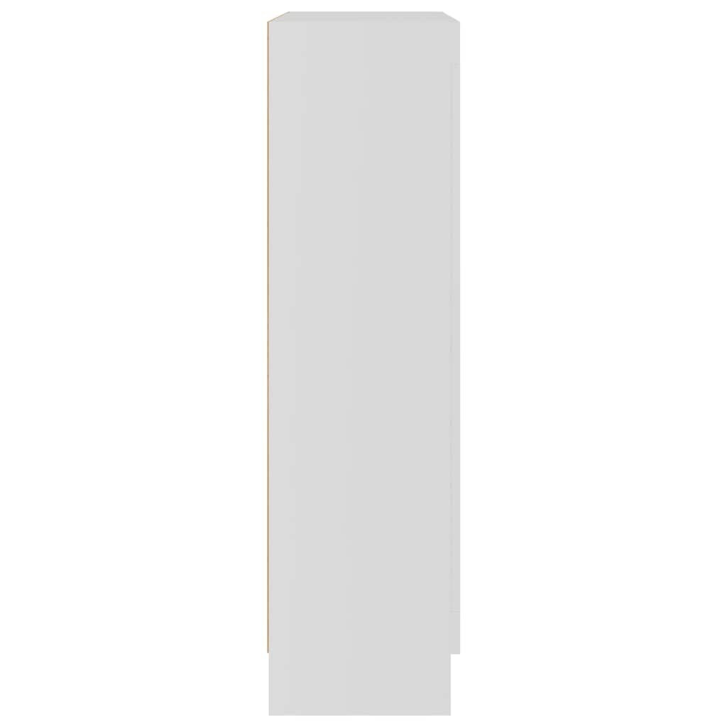 vidaXL Vitrinekast Wit 82,5x30,5x115 cm - 54% Korting!