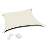 Waterdicht Schaduwdoek Vierkant 4x4m Beige (53% Korting)
