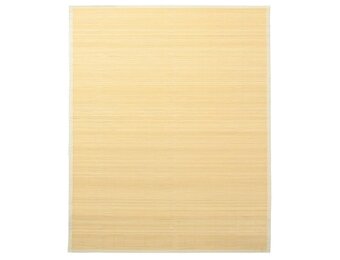VidaXL Bamboe Tapijt 160x230 cm - Natuurlijk & Antislip - 34% Korting!