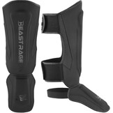 BEAST RAGE MMA Scheenbeschermers - Zwart (M) - 28% Korting!