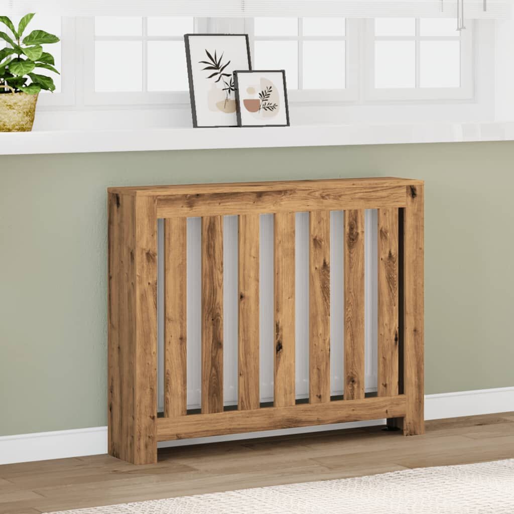 vidaXL Radiatorombouw 104x20x82 cm Artisanaal Eiken - 34% Korting!