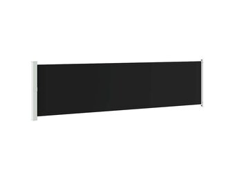 Uittrekbaar Tuinscherm VidaXL - Zwart (600x160 cm) - 34% Korting!