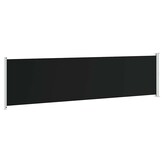 Uittrekbaar Tuinscherm VidaXL - Zwart (600x160 cm) - 34% Korting!