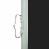 Uittrekbaar Tuinscherm VidaXL - Zwart (600x160 cm) - 34% Korting!