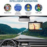 5" GPS Navigatie Europa - Auto & Vrachtwagen (29% Korting)