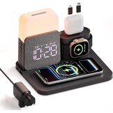 Draadloos Oplaadstation: 25W, 6-in-1, Magnetisch | iPhone/Samsung