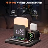 Draadloos Oplaadstation: 25W, 6-in-1, Magnetisch | iPhone/Samsung