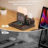 Draadloos Oplaadstation: 25W, 6-in-1, Magnetisch | iPhone/Samsung
