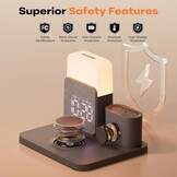 Draadloos Oplaadstation: 25W, 6-in-1, Magnetisch | iPhone/Samsung