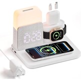 Draadloos Oplaadstation: 25W, 6-in-1, Magnetisch | iPhone/Samsung