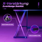 L-vormig Gaming Bureau (120x120cm) - Koolstof Zwart - 34% Korting
