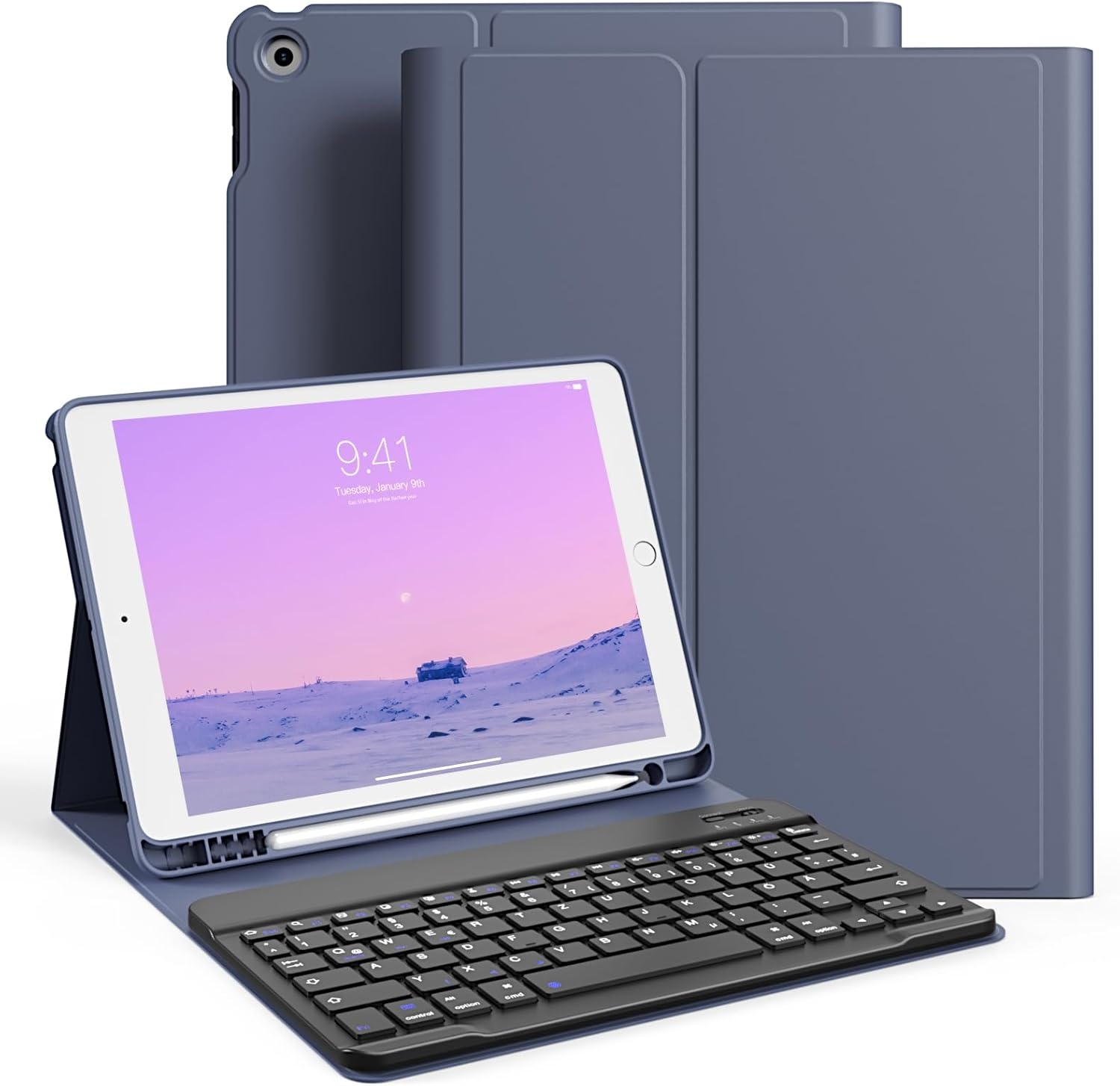 Paarse iPad 10.2" Toetsenbordhoes - 28% Korting