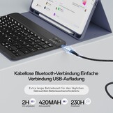 Paarse iPad 10.2" Toetsenbordhoes - 28% Korting