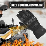 Unisex Leren Motorhandschoenen - Waterdicht & Warm (-27%)