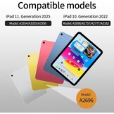 iPad 11 & 10 Gen Toetsenbordhoes QWERTZ Grijs - 32% Korting