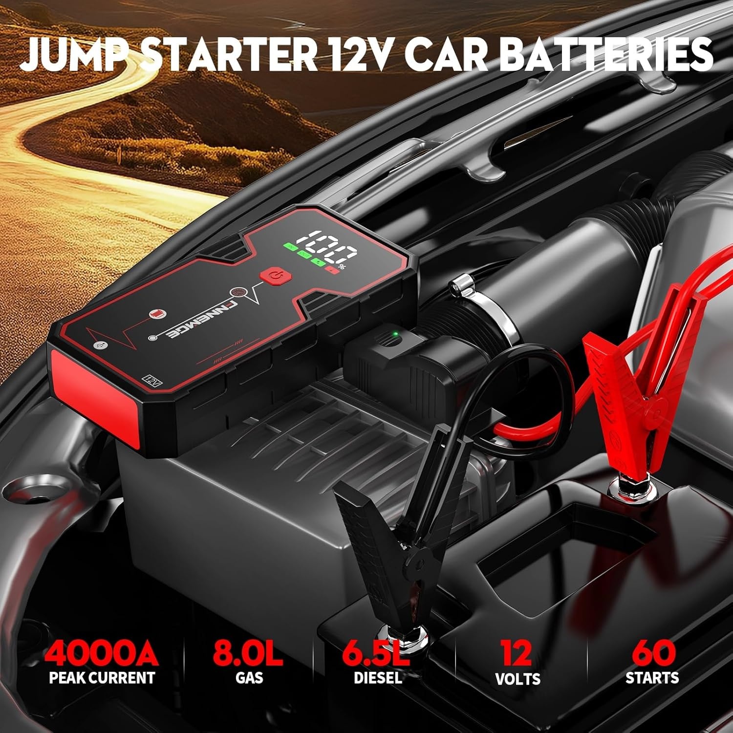Jump Starter 4000A | 21800mAh | 34% Korting