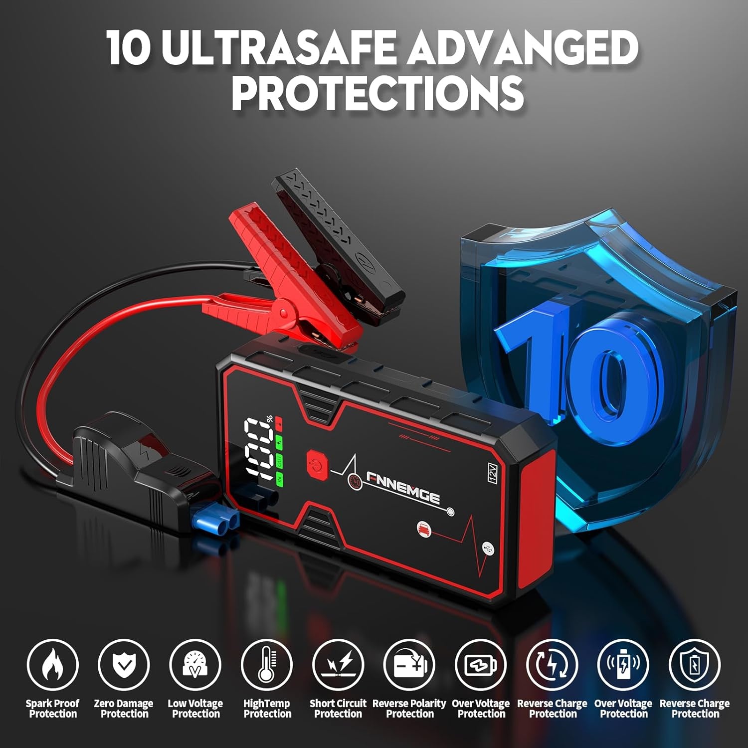 Jump Starter 4000A | 21800mAh | 34% Korting