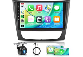 Autoradio Android 9" voor Mercedes W209/W211: CarPlay/Android Auto, 4GB/64GB, 58% Korting