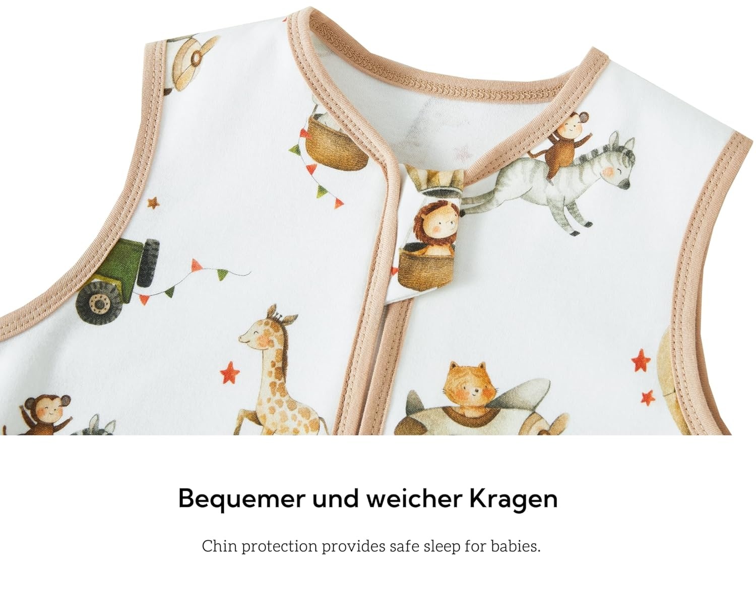 2-pack Babyslaapzak 90cm - Blauwe Dieren & Heteluchtballon - 33% Korting