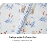 2-pack Babyslaapzak 90cm - Blauwe Dieren & Heteluchtballon - 33% Korting