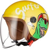Kinder Jethelm met Vizier - Geel - 48-55cm - 29% Korting!